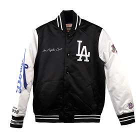 Dallas Cowboys M&N Special Script Heavyweight Satin Jacket Royal White -  The Locker Room of Downey