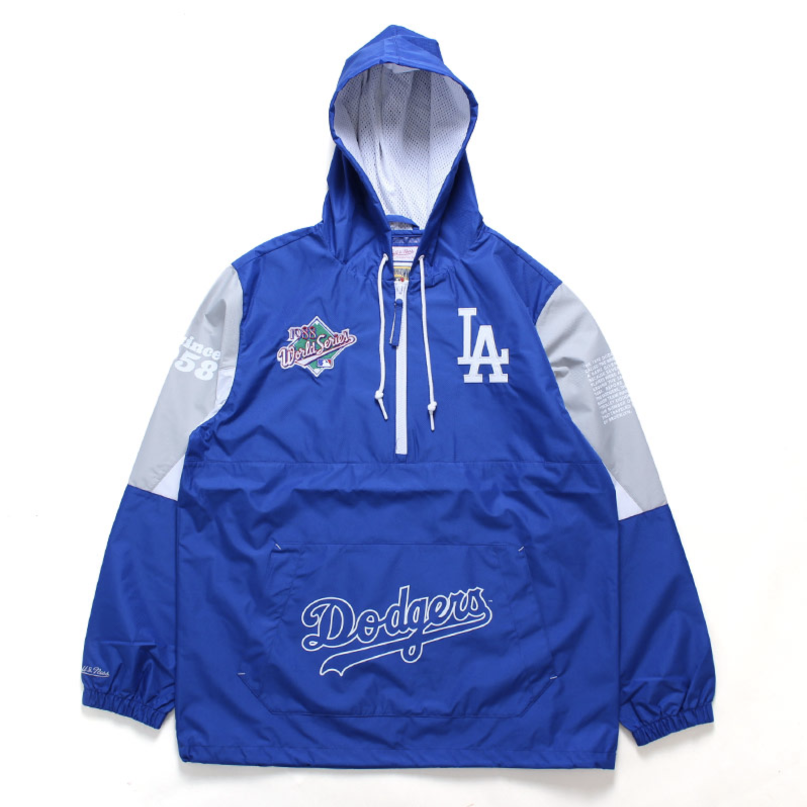 Los Angeles Dodgers Mitchell & Ness Origins Anorak Windbreaker