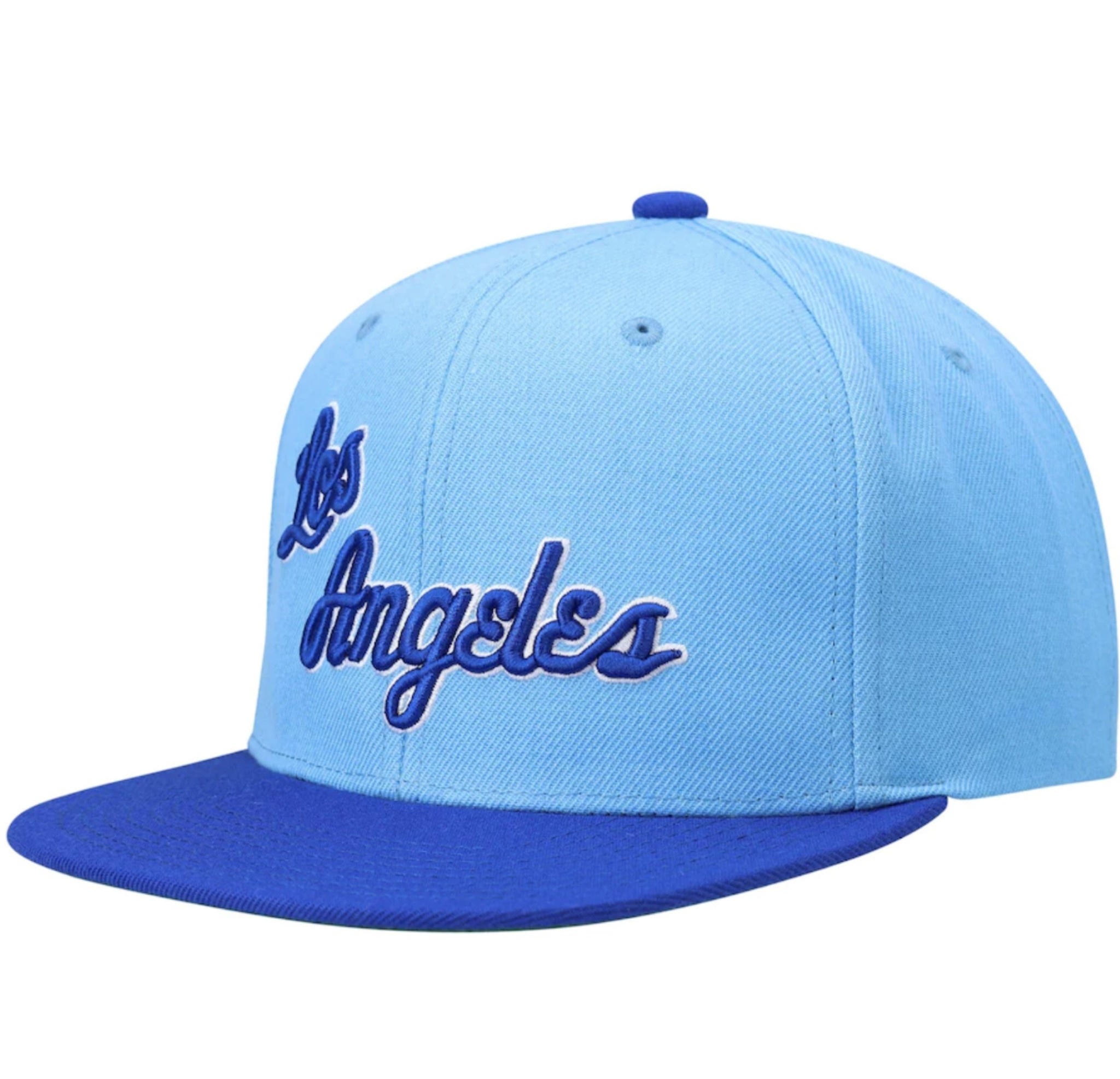 Mitchell and Ness LA Lakers HWC M&N Team 2 Tone 2.0 Fitted Lght Blue