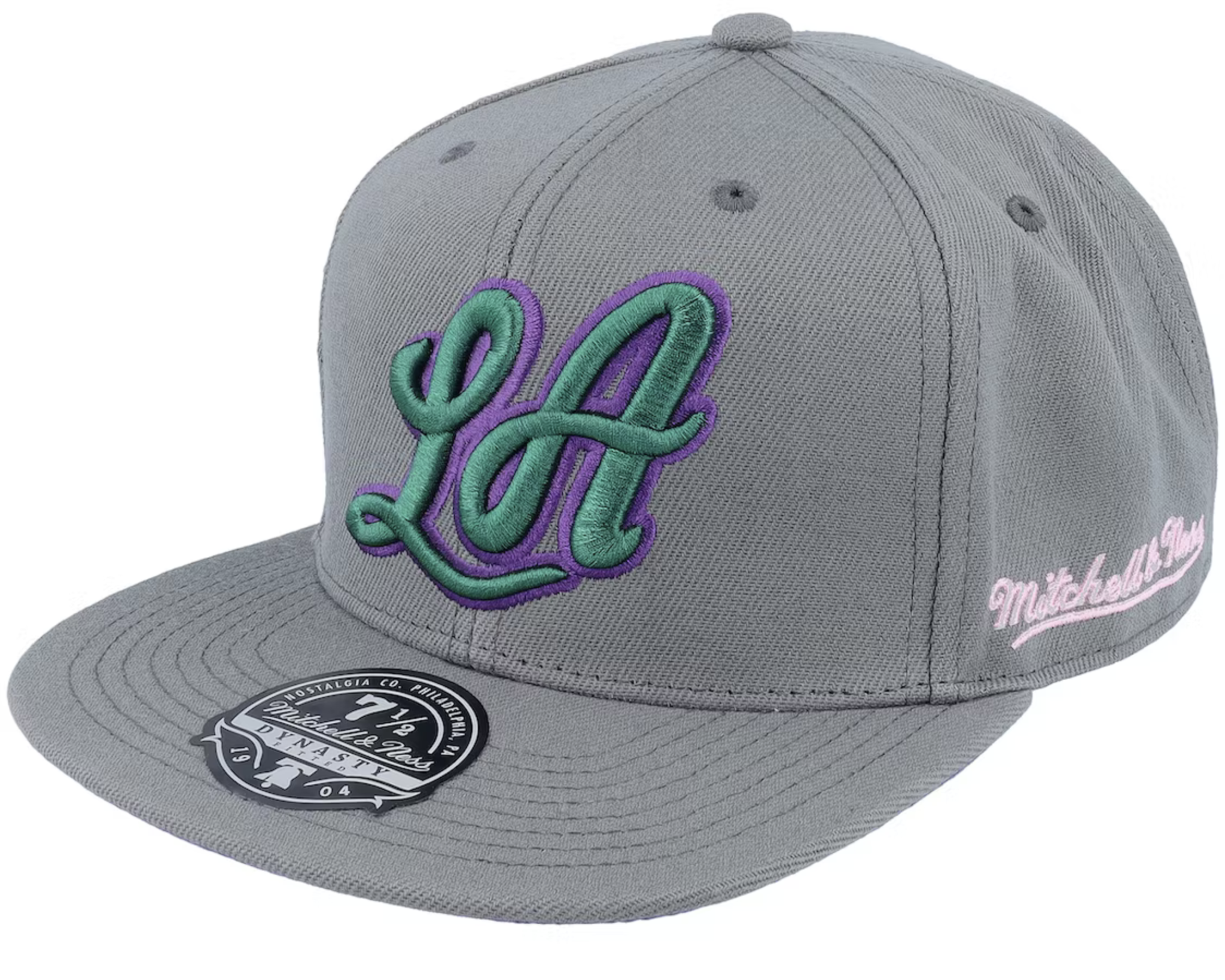 Lakers M&N HWC From Dusk Fitted Drk Grey - The Locker Room of Downey