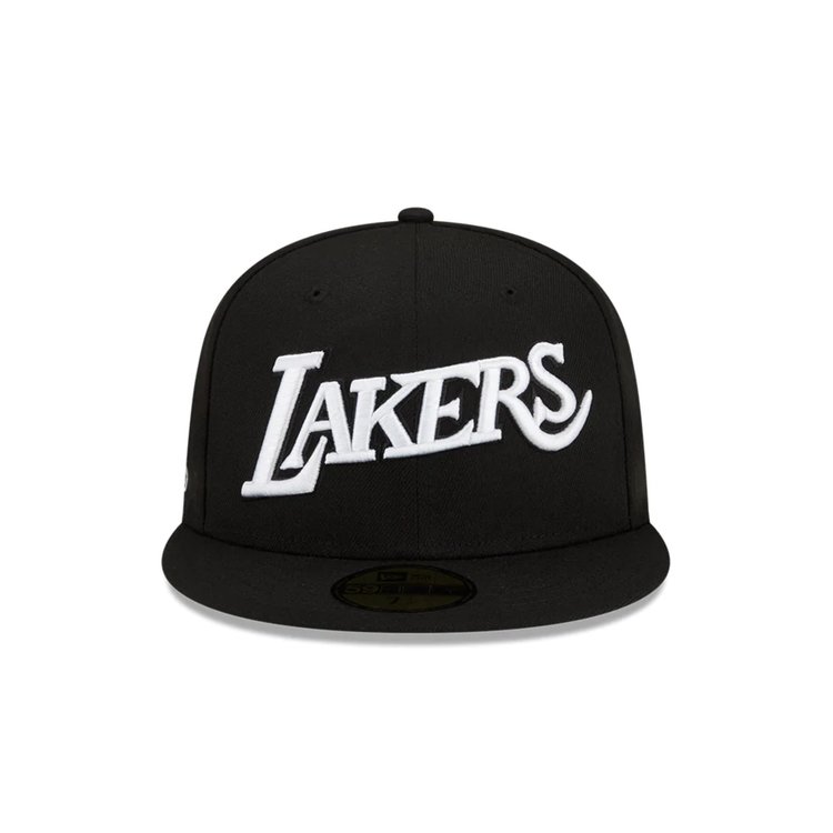 New Era Lakers City Off 5950 Black White Grey UV