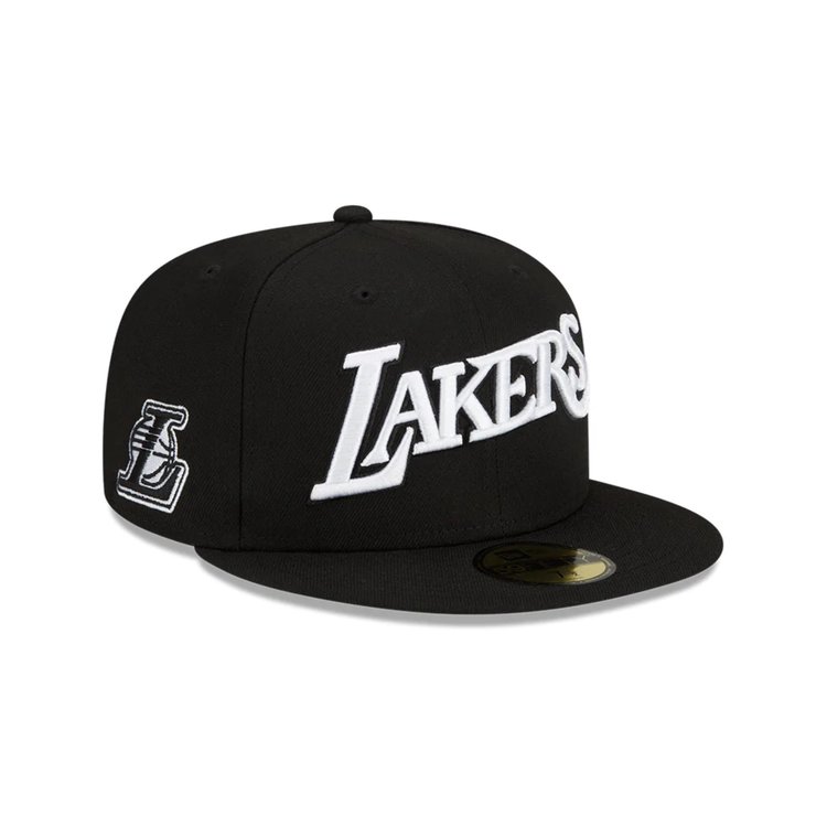 New Era Lakers City Off 5950 Black White Grey UV