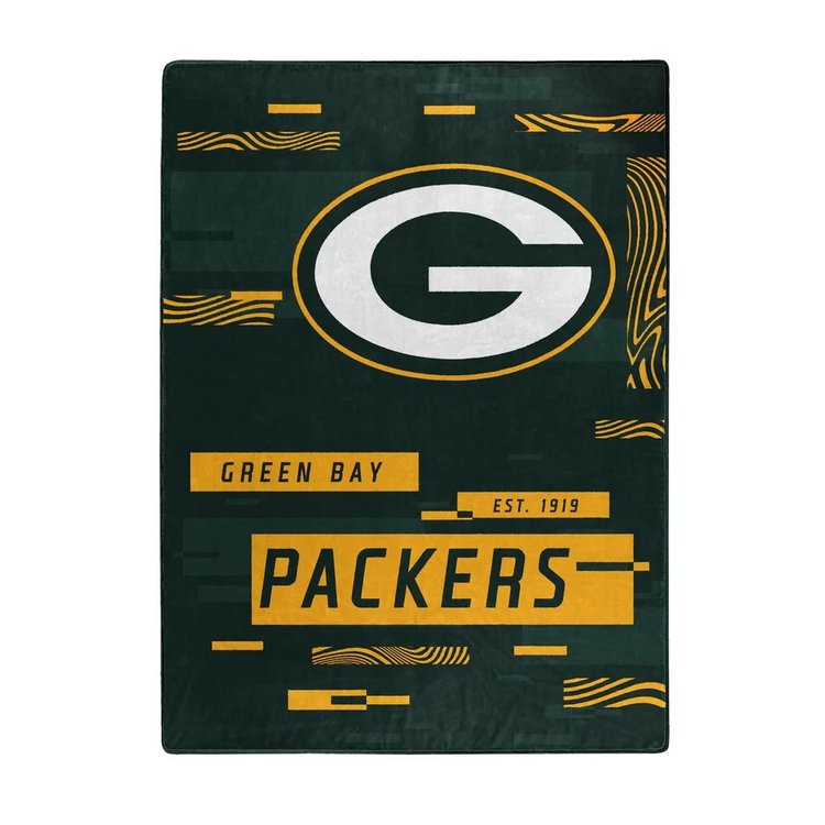 Northwest Packers Digitize Plush Raschel Blanket 60x80