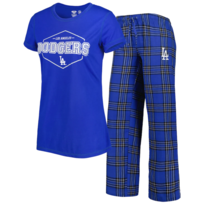 Concepts Sport Dodgers W Badge Pajama Set