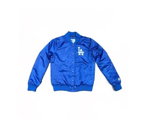 La Dodgers National Royal Blue Satin Jacket
