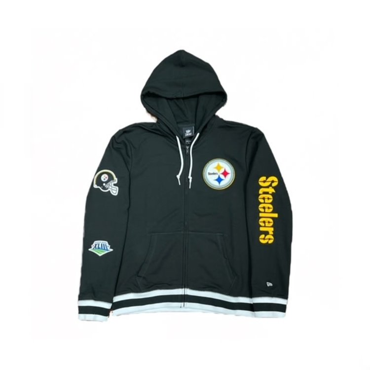 New Era Steelers W NE Logo Select F/Z Hoodie