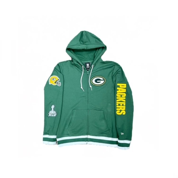 New Era Packers W NE Logo Select F/Z Hoodie