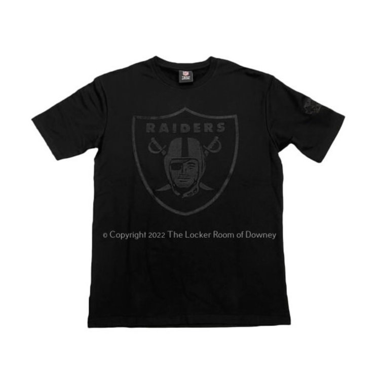 New Era Raiders NE Black Letter S/S Tee