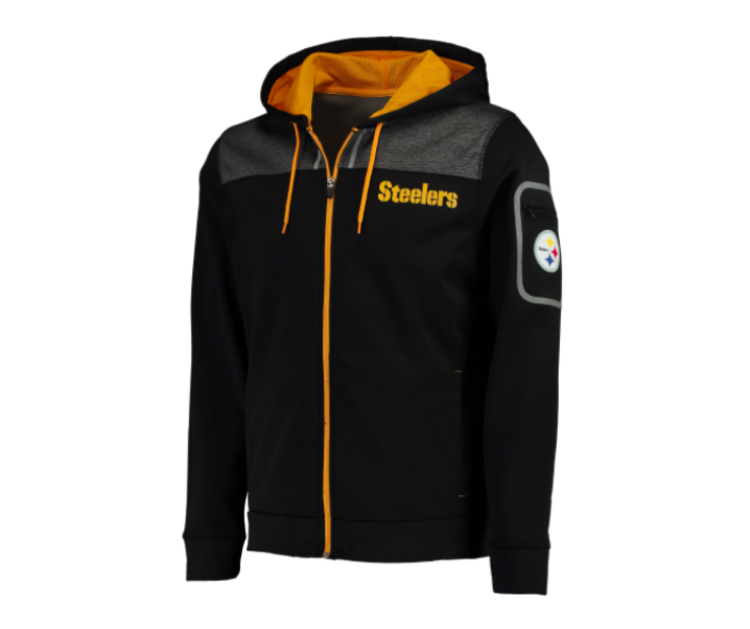 Majestic Steelers M Game Elite Full Zip