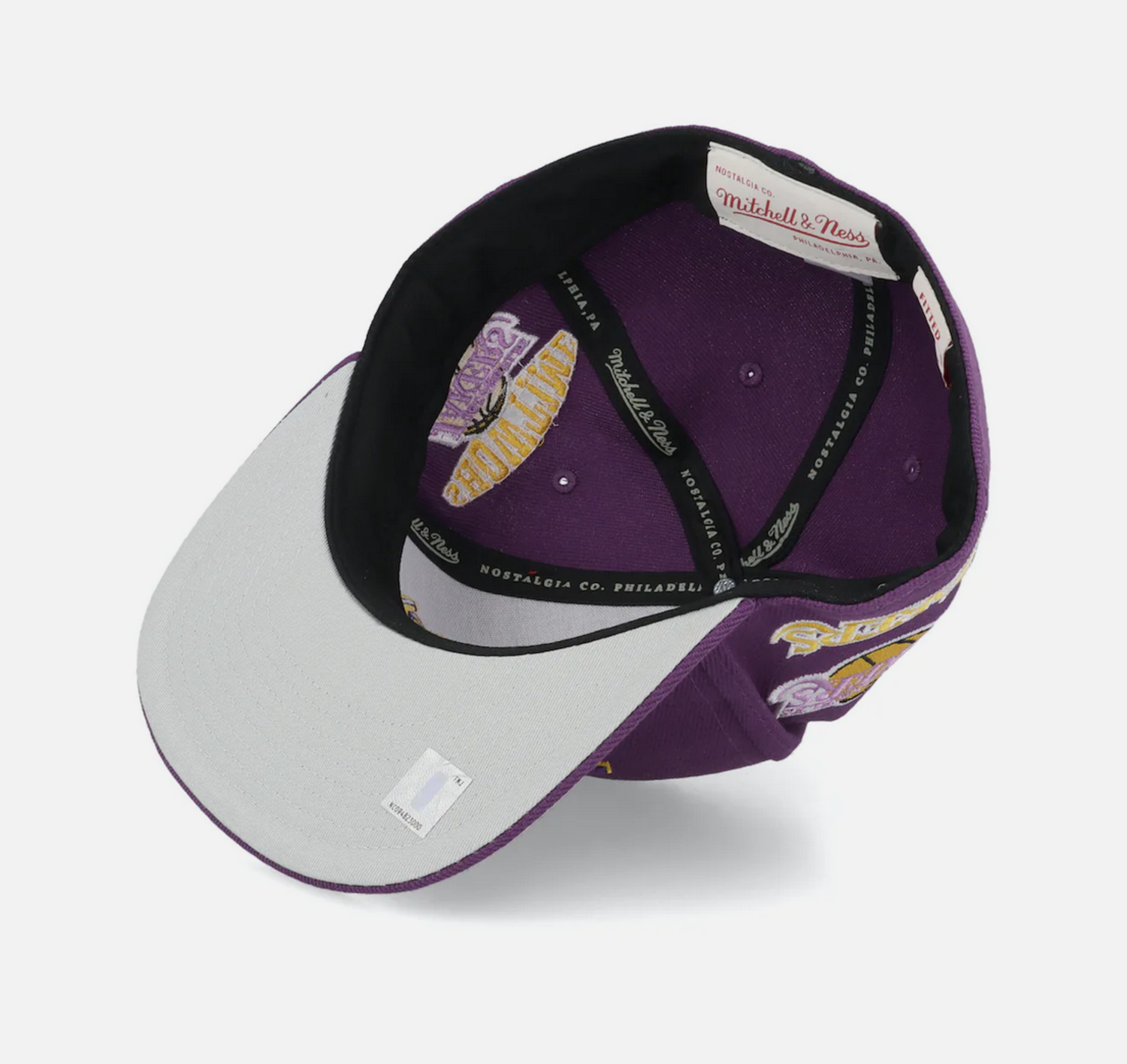 Lakers M&N HWC From Dusk Fitted Drk Grey - The Locker Room of Downey