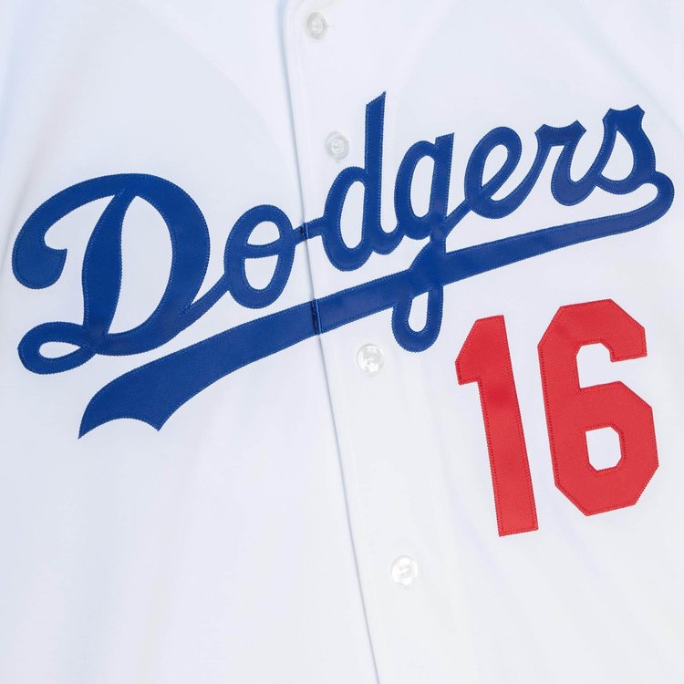 Mitchell and Ness LA Dodgers Men's Mitchell & Ness Authentic 1997 Hideo Nomo #16 Jersey White