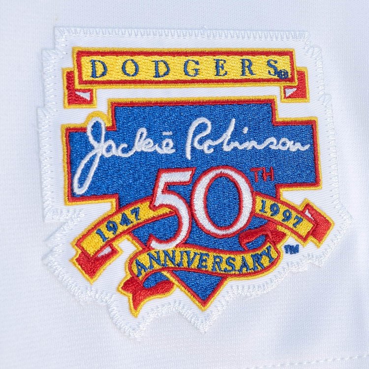 Mitchell and Ness LA Dodgers Men's Mitchell & Ness Authentic 1997 Hideo Nomo #16 Jersey White