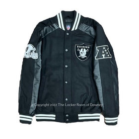 SF 49ers M&N Heavyweight Satin Jacket Red - The Locker Room of Downey