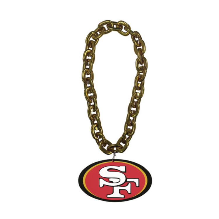 Fan Fave 49ers Fan Chain Gold