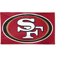 Wincraft NFL 49ers Outdoor One-Sided 3'x5' Flag Red