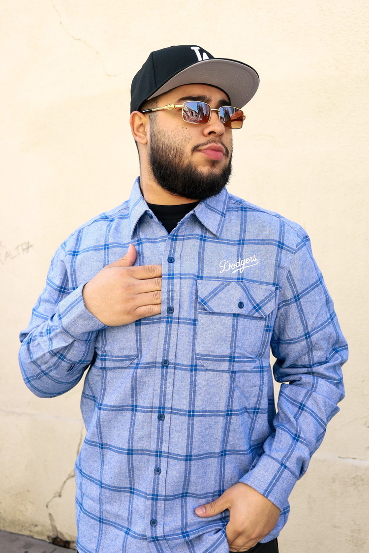 Antigua LA M Regal Royal Board Shirt