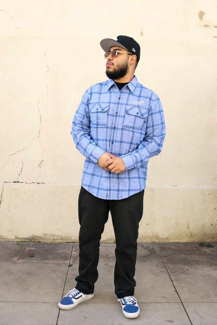 Antigua LA M Regal Royal Board Shirt