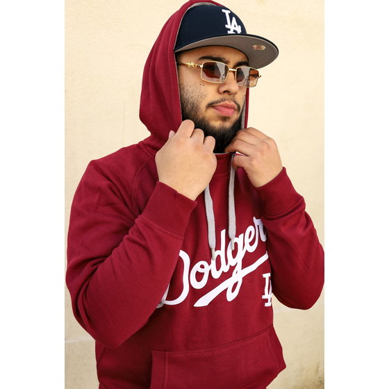 Dodgers Youth Wordmark Full Zip Hoodie - The Locker Room of Downey