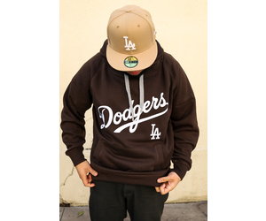 Dodgers Toddler Wordmark Full Zip Hoodie - The Locker Room of Downey