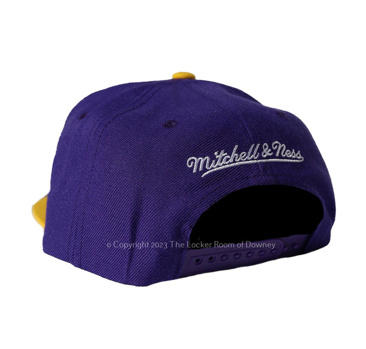 Mitchell and Ness NBA Los Angeles Lakers M&N Back to Back 87-88 Snapback Black