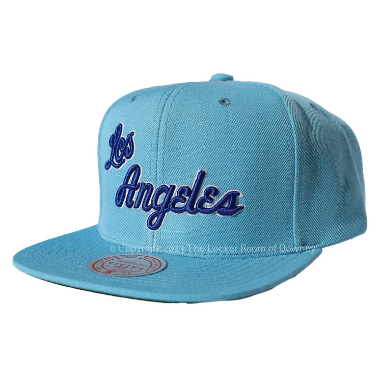 Mitchell and Ness NBA LA Lakers  M&N Team Ground 2.0 Snapback Light Blue