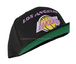 Lakers M&N HWC From Dusk Fitted Drk Grey - The Locker Room of Downey