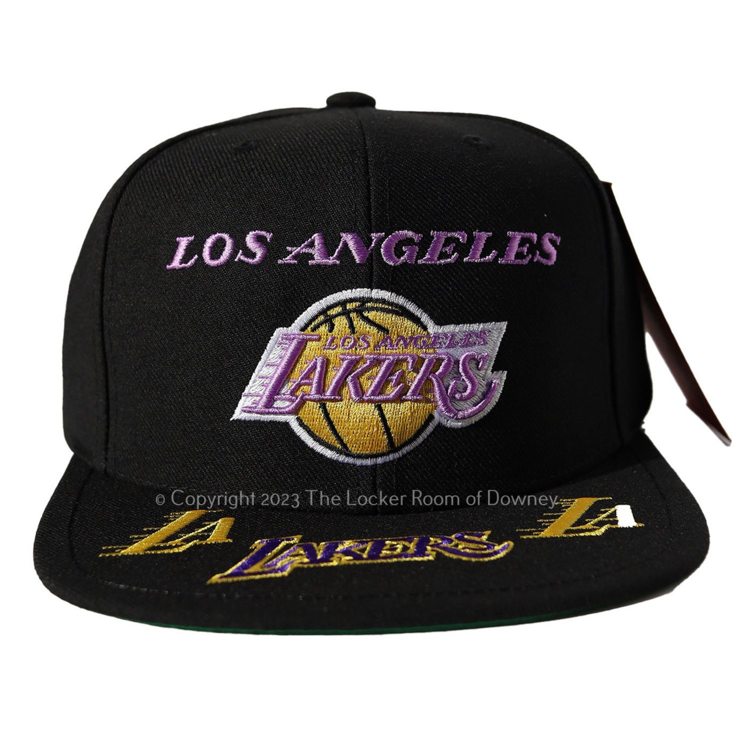 Lakers M&N HWC From Dusk Fitted Drk Grey - The Locker Room of Downey