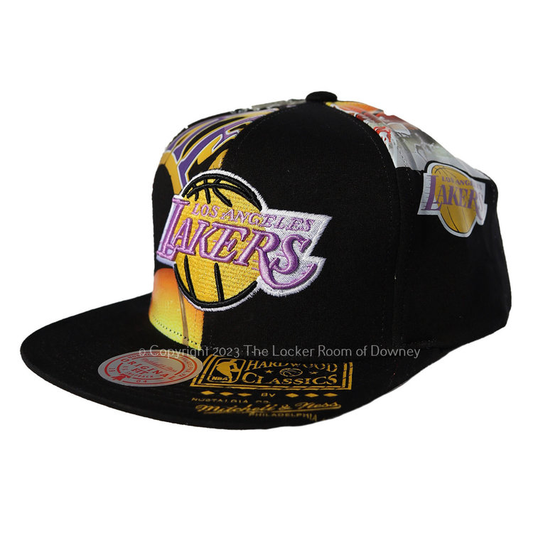 Mitchell and Ness NBA Los Angeles Lakers M&N Shirt Remix Snapback Black