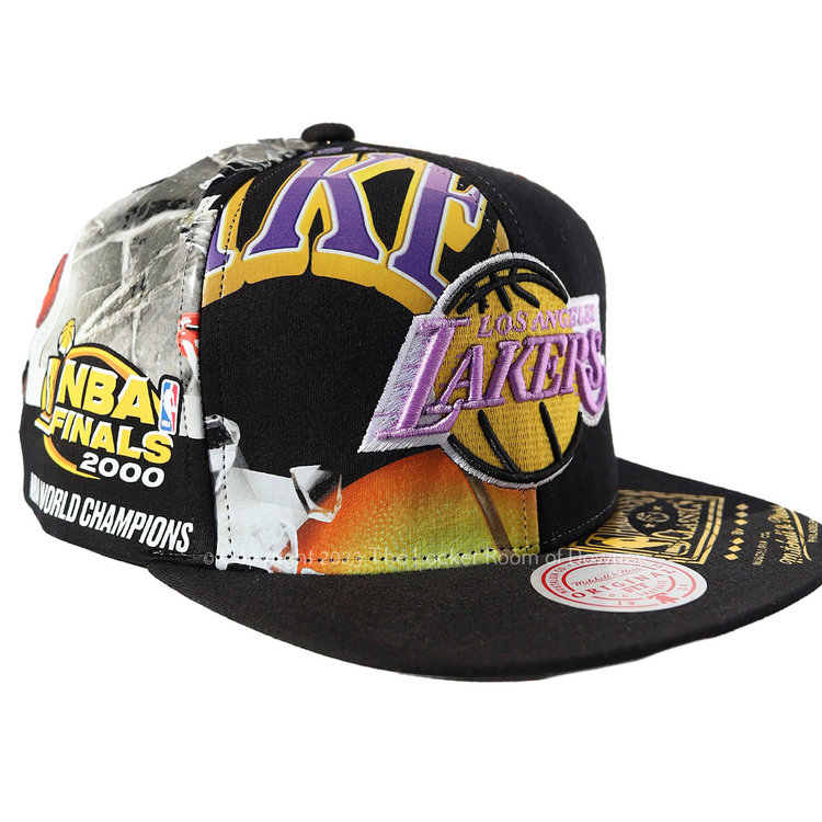 Mitchell and Ness NBA Los Angeles Lakers M&N Shirt Remix Snapback Black