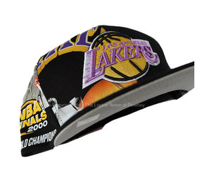 Lakers M&N NBA 75th Silver Snapback - The Locker Room of Downey