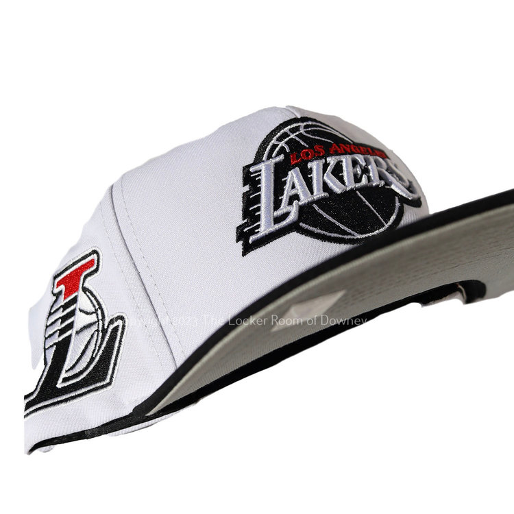 Mitchell and Ness Lakers M&N Playoff Wins Snapback White/ Black