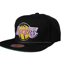 Mitchell and Ness Lakers M&N HWC Core Basic Snapback Black