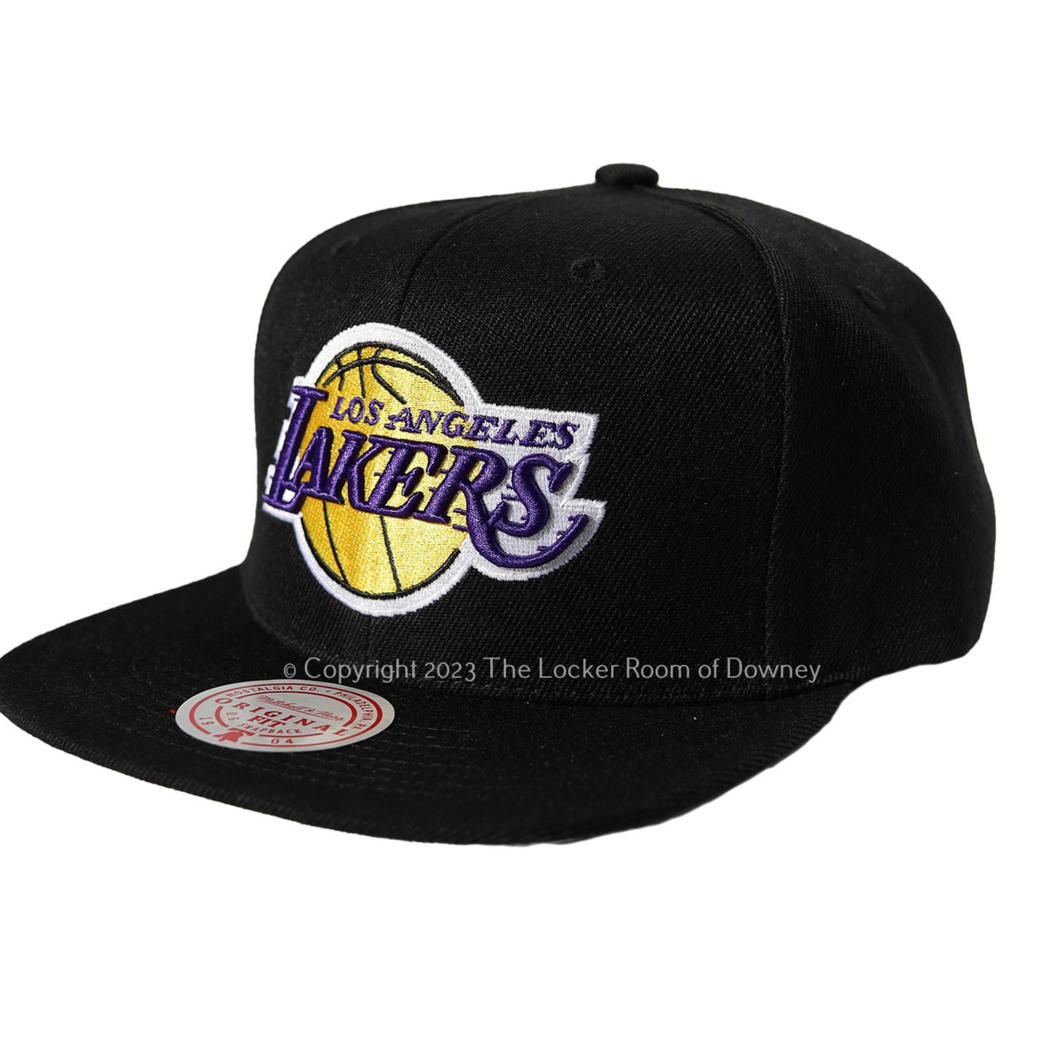 Lakers M&N NBA 75th Silver Snapback - The Locker Room of Downey