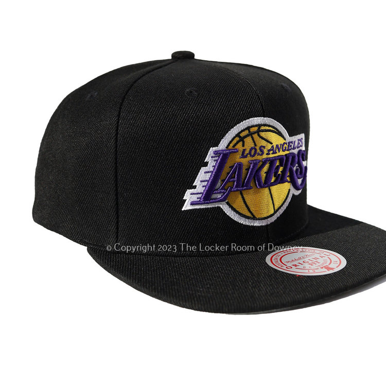 Mitchell and Ness Lakers M&N Core Basic Snapback Black