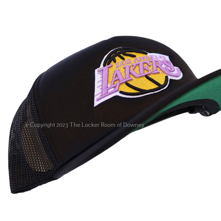 Mitchell and Ness Lakers M&N Basic Trucker Black