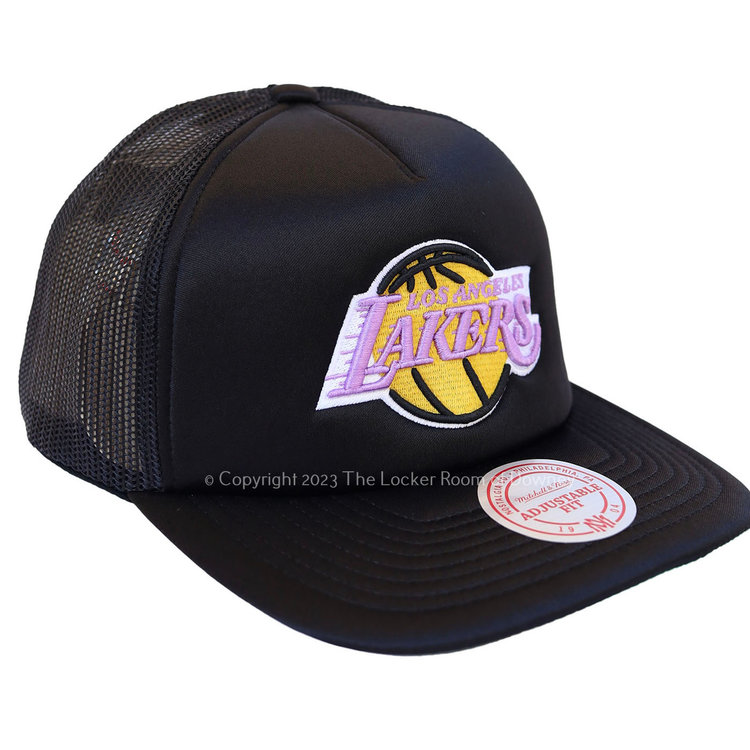 Mitchell and Ness Lakers M&N Basic Trucker Black