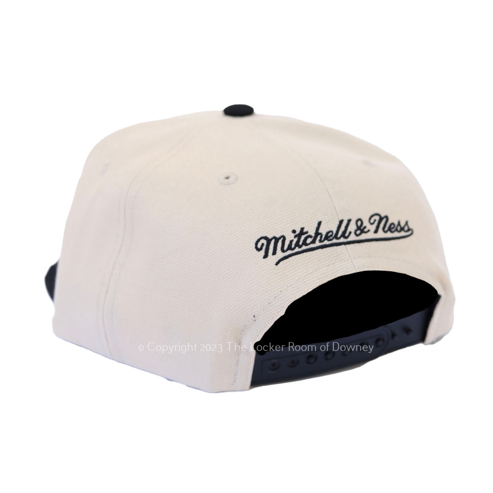 LA Lakers M&N XL Wordmark Snapback Light Blue - The Locker Room of