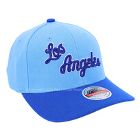 Mitchell and Ness LA Lakers HWC M&N Team 2 Tone 2.0 Stretch Snapback Light Blue