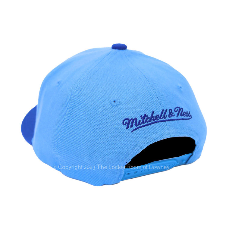 Mitchell and Ness LA Lakers HWC M&N Team 2 Tone 2.0 Stretch Snapback Light Blue