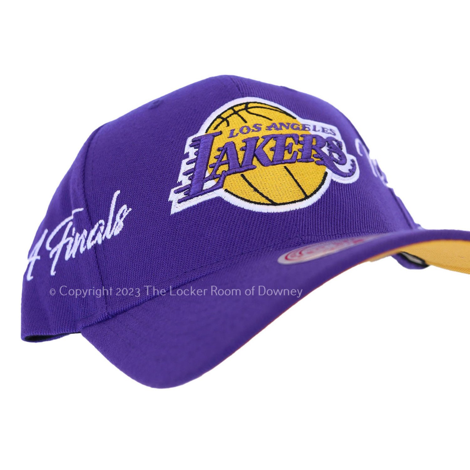 Lakers M&N Champ Wrap Pro Snapback Purpe - The Locker Room of Downey