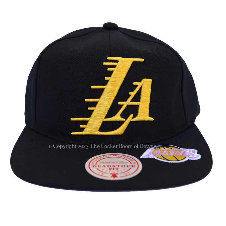 Mitchell and Ness Lakers M&N HWC Dead Remix Deadstock Snapback Black