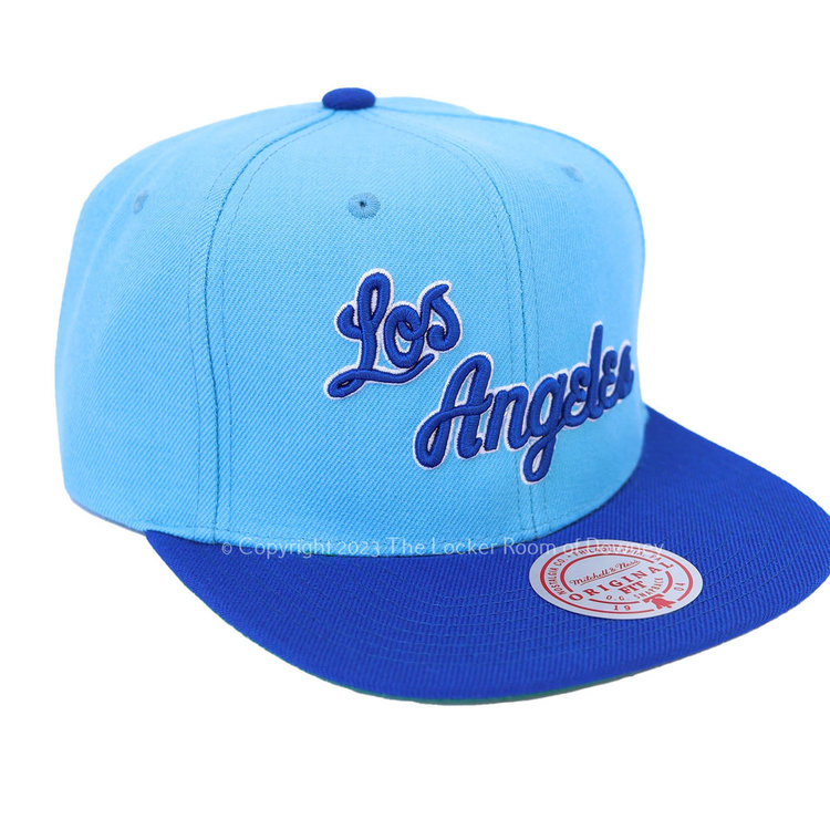 Mitchell and Ness LA Lakers HWC M&N Team 2 Tone 2.0 Snapback Light Blue