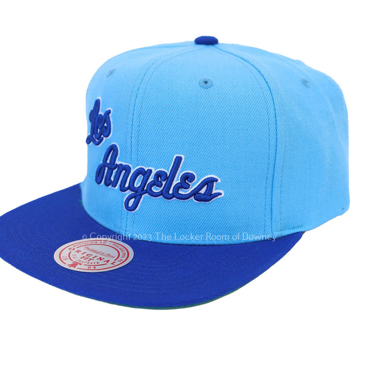 Mitchell and Ness LA Lakers HWC M&N Team 2 Tone 2.0 Snapback Light Blue