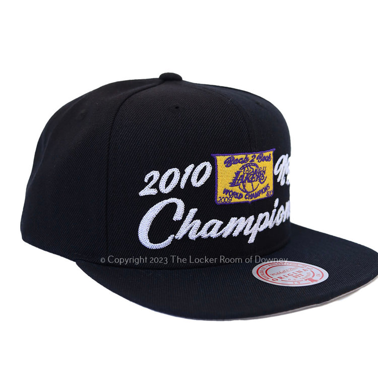 Mitchell and Ness NBA Los Angeles Lakers M&N 2010 NBA Champs Snapback Black