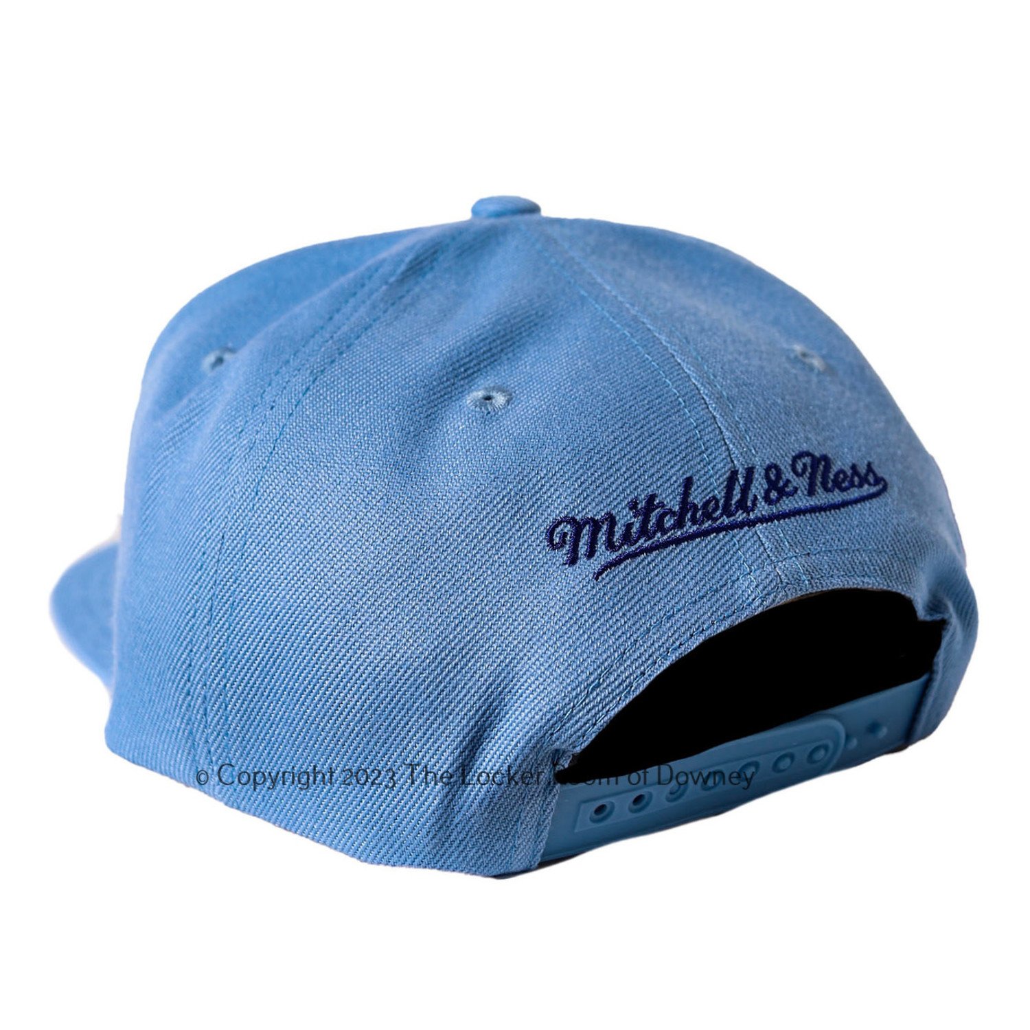 Mitchell and Ness LA Lakers M&N XL Wordmark Snapback Light Blue