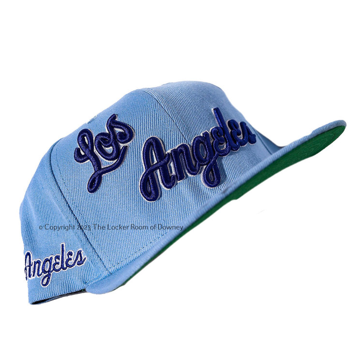 Mitchell and Ness LA Lakers M&N XL Wordmark Snapback Light Blue