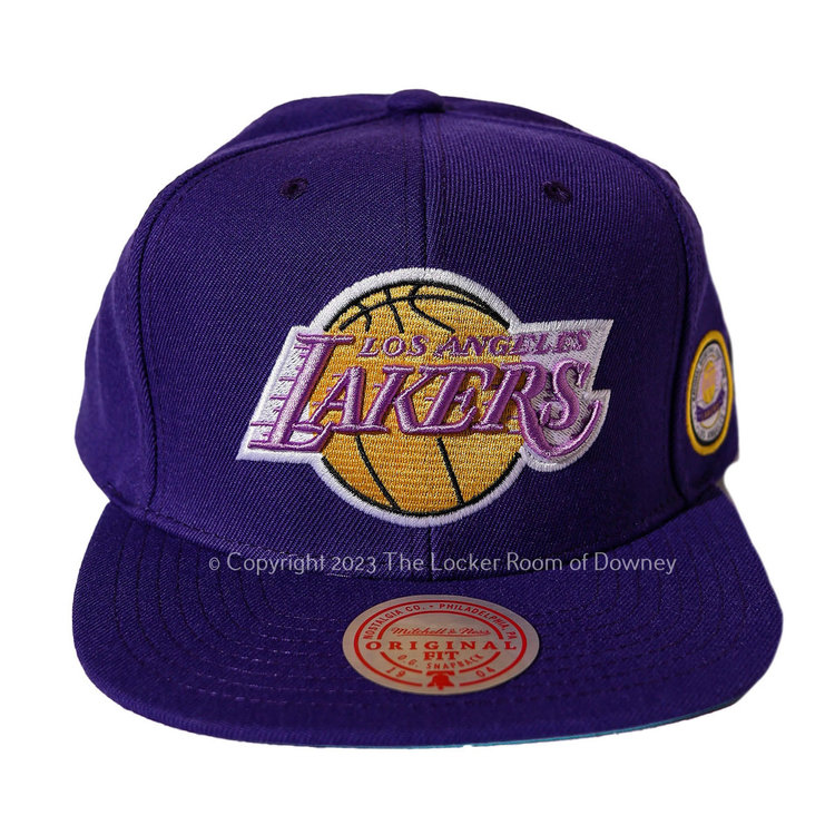 Mitchell and Ness LA Lakers Purple Finals Blue UV M&N Snapback