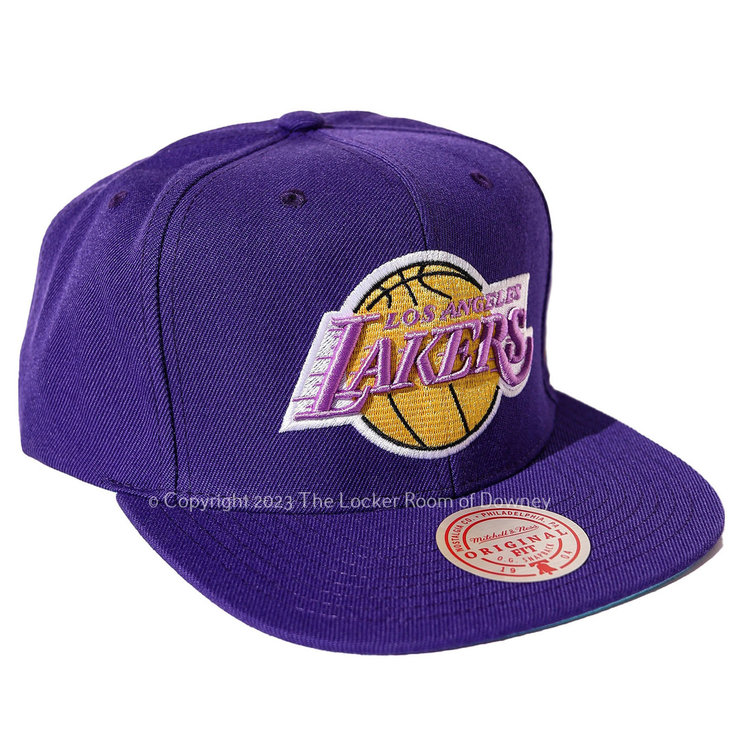 Mitchell and Ness LA Lakers Purple Finals Blue UV M&N Snapback