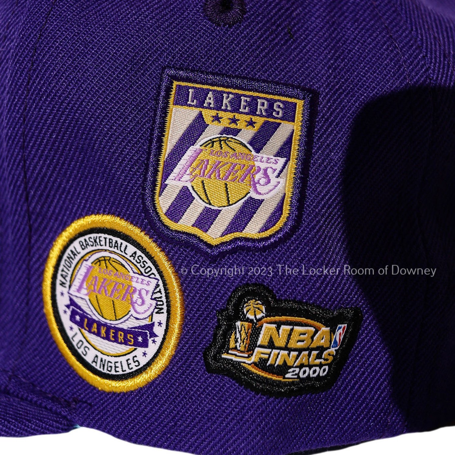 Mitchell and Ness LA Lakers Purple Finals Blue UV M&N Snapback