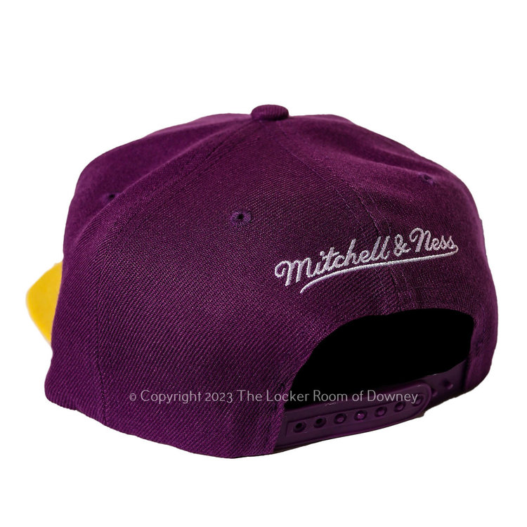 Mitchell and Ness LA Lakers Purple/Gold 1988 Finals Patch M&N Snapback
